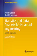 Statistics And Data Analysis For Financial Engineering With R Examples 2nd Edition David Ruppert