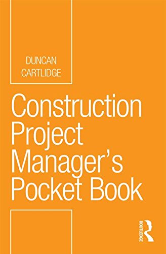 Construction Project Managers Pocket Book Duncan Cartlidge