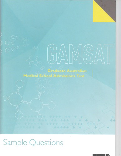 Gamsat Sample Questions Acer