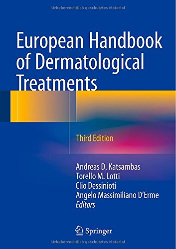 European Handbook Of Dermatological Treatments 3rd Edition A