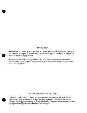Dinosaur Bodyweight Training Brooks Kubik