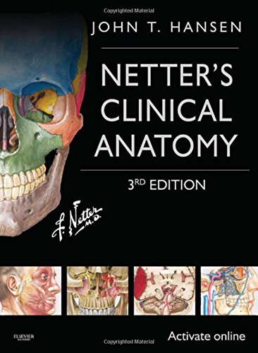 Netters Clinical Anatomy With Online Access 3e 3rd Edition John T Hansen Phd