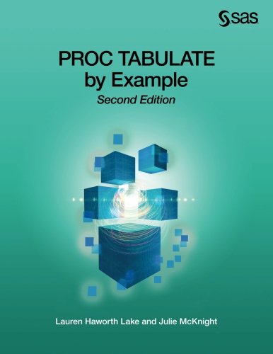 Proc Tabulate By Example Second Edition Second Lauren Haworth Lake