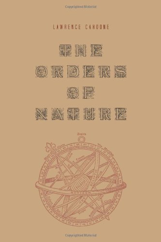 The Orders Of Nature Lawrence Cahoone