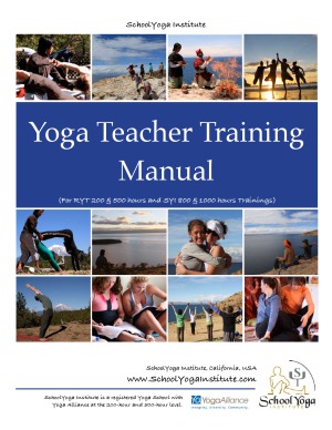 Yoga Teacher Training Manual School Yoga Institute
