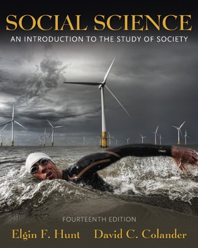 Social Science An Introduction To The Study Of Society 14th Elgin F Hunt