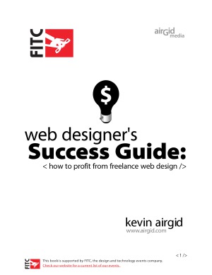 Web Designers Success Guide How To Profit From Freelance Web Design Kevin Airgid