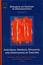 Research On Emotion In Organizations Hrtel Charmine E J Zerbe