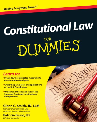 Constitutional Law For Dummies 1st Edition Patricia Fusco