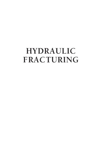 Hydraulic Fracturing Montgomery Carl T Smith Michael Berry
