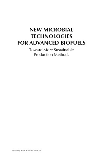 New Microbial Technologies For Advanced Biofuels Toward More Sustainable Production Methods Serranoruiz