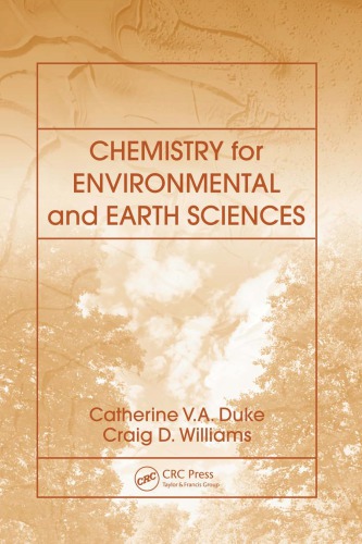 Chemistry For Environmental And Earth Sciences Duke Catherine Va Williams