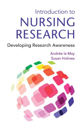 Introduction To Nursing Research Holmes Susan May Andree Le