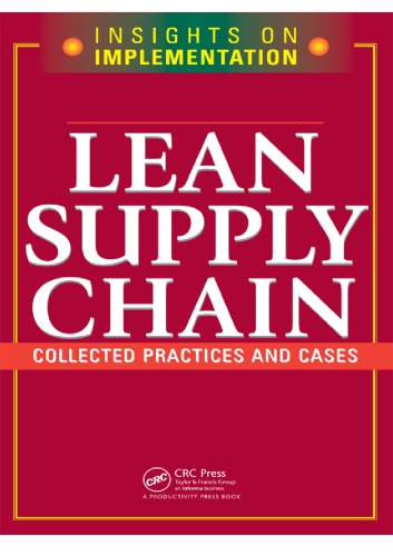 Lean Supply Chain Collected Practices Cases Press Productivity