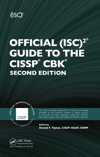 Official Isc2 Guide To The Cissp Cbk 2nd Ed Baker Paul Tipton