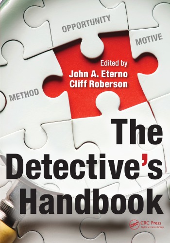 Detectives Handbook Eterno John A Roberson Cliff