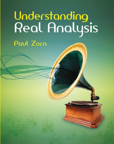 Understanding Real Analysis Onlineausg Zorn Paul