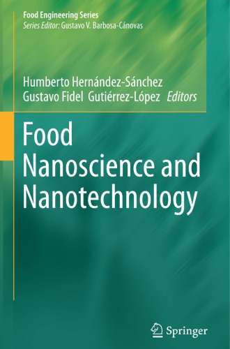 Food Nanoscience And Nanotechnology 1st Edition Gutirrezlpez