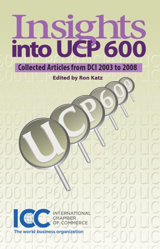 Insights Into Ucp 600 Collected Articles From Dci 2003 To 2008 Katz