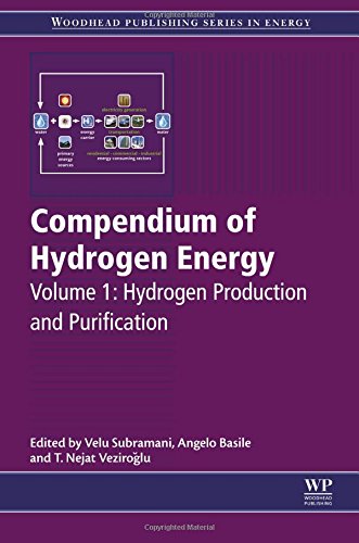 Compendium Of Hydrogen Energy Volume 1 Hydrogen Production And Purification 1st Edition Velu Subramani