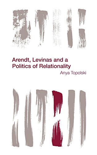 Arendt Levinas And A Politics Of Relationality Anya Topolski