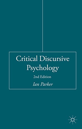 Critical Discursive Psychology 2nd Edition 2015 Ian Parker