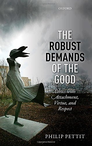 The Robust Demands Of The Good Ethics With Attachment Virtue And Respect 1st Edition Philip Pettit