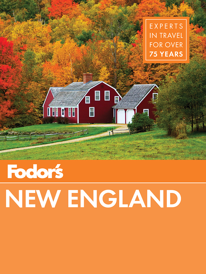 Fodors New England 31th Edition Bethany Cassin Beckerlegge Fred Bouchard