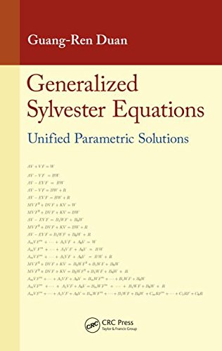 Generalized Sylvester Equations Unified Parametric Solutions Guangren Duan