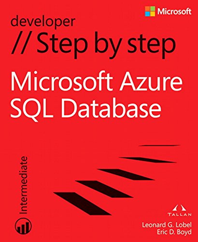 Microsoft Azure Sql Database Step By Step 1st Edition Leonard G Lobel