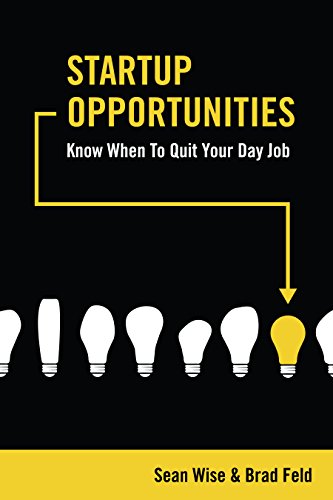 Startup Opportunities Know When To Quit Your Day Job Sean Wise