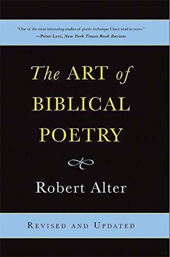 The Art Of Biblical Poetry Robert Alter