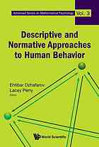 Descriptive And Normative Approaches To Human Behavior Perry