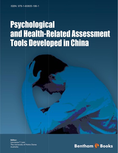 Psychological And Healthrelated Assessment Tools Developed In China Lawrence T Lam Ed