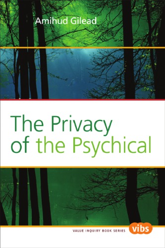 The Privacy Of The Psychical Gilead Amihud