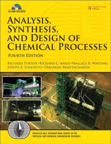 Analysis Synthesis And Design Of Chemical Processes 4th Richard Turton