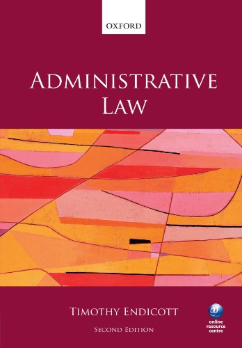 Administrative Law 2nd Edition Timothy Endicott
