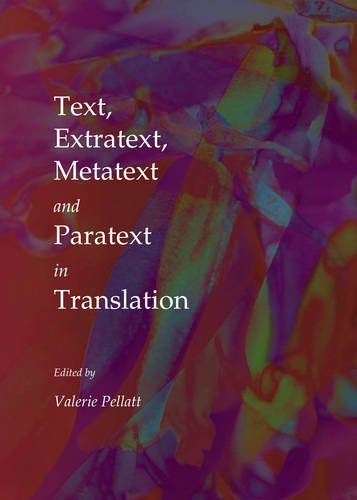 Text Extratext Metatext And Paratext In Translation Valerie Pellatt
