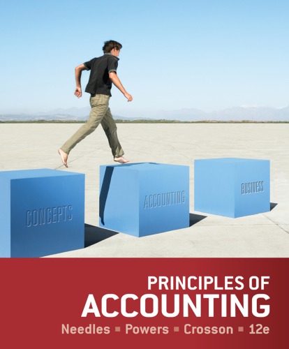 Principles Of Accounting 12th Belverd E Needles Marian Powers