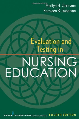 Evaluation And Testing In Nursing Education 4th Marilyn H Oermann