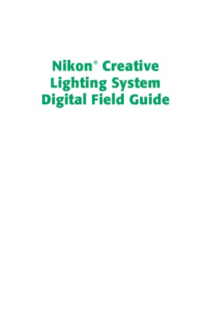 Nikon Creative Lighting System Jdennis Thomas