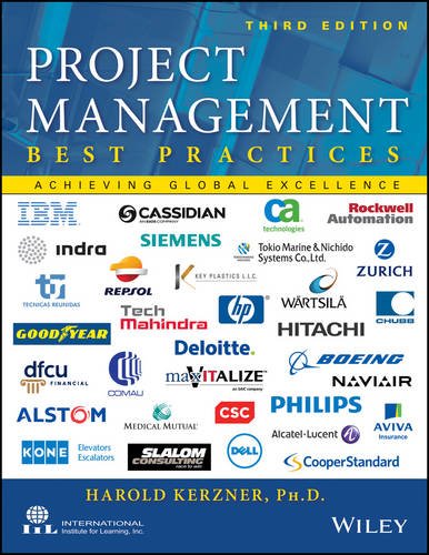 Project Management Best Practices Achieving Global Excellence 3rd Edition Harold R Kerzner