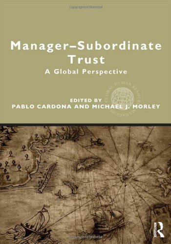 Managersubordinate Trust A Global Perspective Pablo Cardona