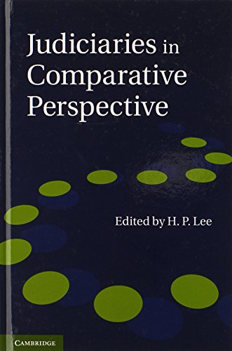 Judiciaries In Comparative Perspective H P Lee