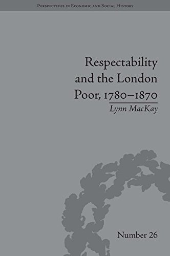 Respectability And The London Poor 17801870 The Value Of Virtue Lynn Mackay