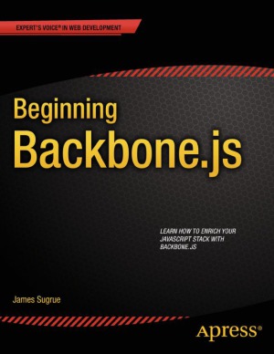Beginning Backbonejs James Sugrue