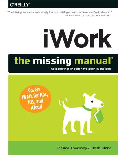 Iwork The Missing Manual Jessica Thornsby And Josh Clark