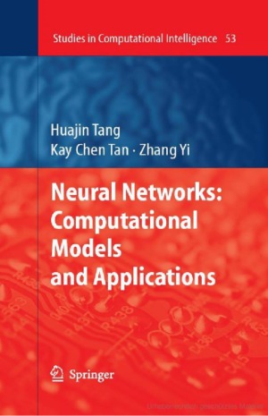 Neural Networks Computational Models And Applications Huajin Tang