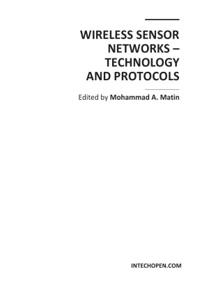 Wireless Sensor Networks Technology And Protocols Mohammad A Matin Ed