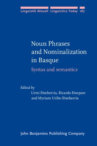 Noun Phrases And Nominalization In Basque Syntax And Semantics Urtzi Etxeberria